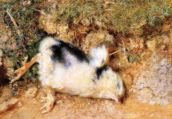 John Ruskin's dead chick Oil Painting by William Holman Hunt