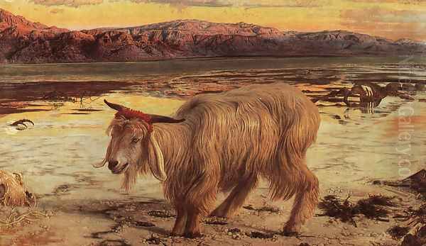 The Scapegoat 1854 Oil Painting by William Holman Hunt