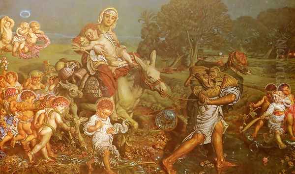 The Triumph of the Innocents Oil Painting by William Holman Hunt