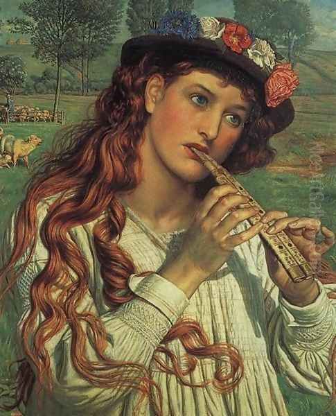 Amaryllis Oil Painting by William Holman Hunt