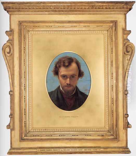 Dante Gabriel Rossetti Oil Painting by William Holman Hunt