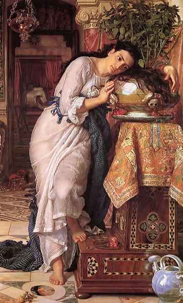 Isabella and the Pot of Basil Oil Painting by William Holman Hunt