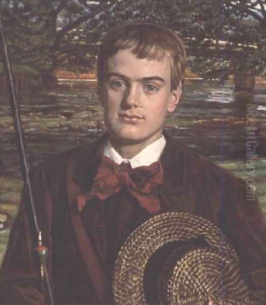 Cyril Benoni Holman Hunt Oil Painting by William Holman Hunt