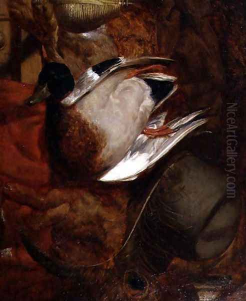 The Dead Mallard Oil Painting by William Holman Hunt