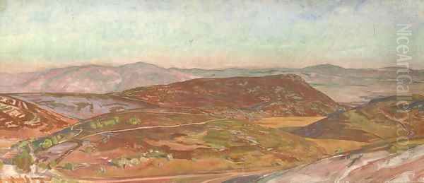 The Plain of Esdraelon Oil Painting by William Holman Hunt