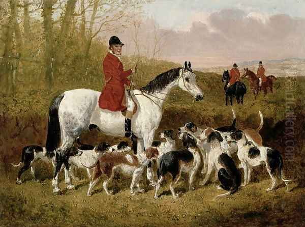 The Start Oil Painting by John Frederick Herring Snr