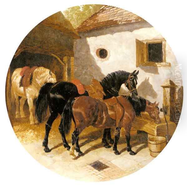 The Farmyard III Oil Painting by John Frederick Herring Snr