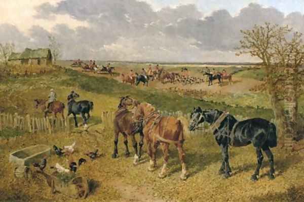 The Kill Oil Painting by John Frederick Herring Snr