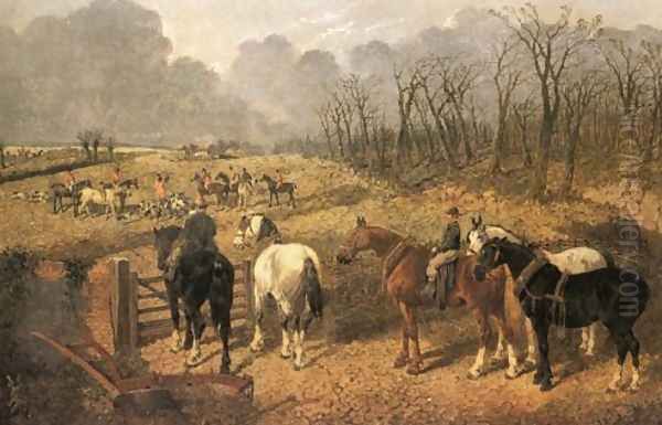 The End Of The Day Oil Painting by John Frederick Herring Snr