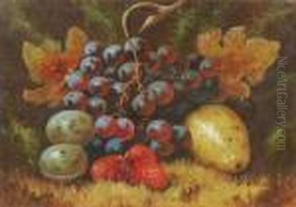 Still Lifes With Fruit Oil Painting by Charles Thomas Bale