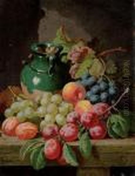 Nature Morte Aux Fruits Oil Painting by Charles Thomas Bale