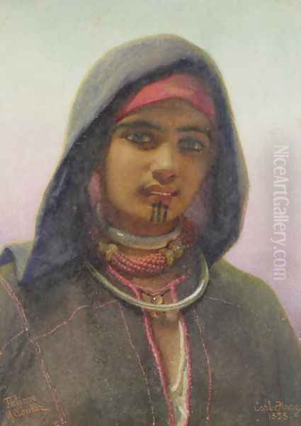 Fatime of Abukir Oil Painting by Carl Haag