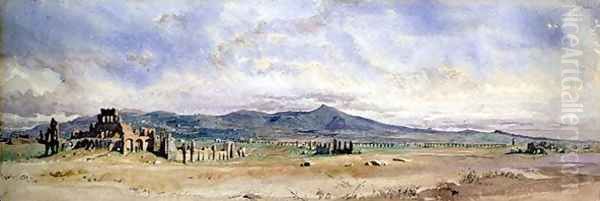 Villa of Lucullus at Misenum in the Bay of Naples Oil Painting by Carl Haag