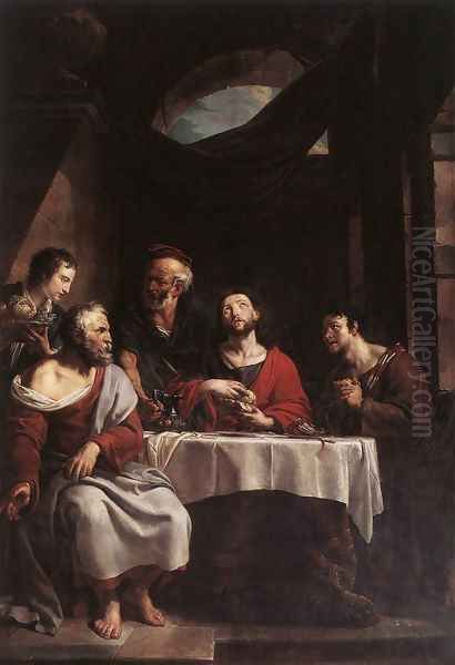 Supper at Emmaus 1808 by Willem Herreyns