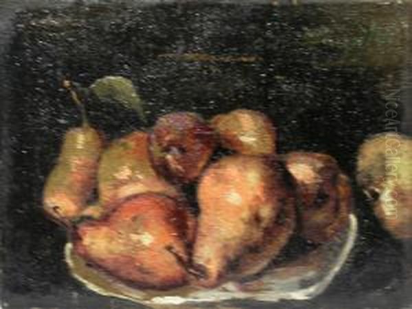 Apples Oil Painting by Octav Bancila