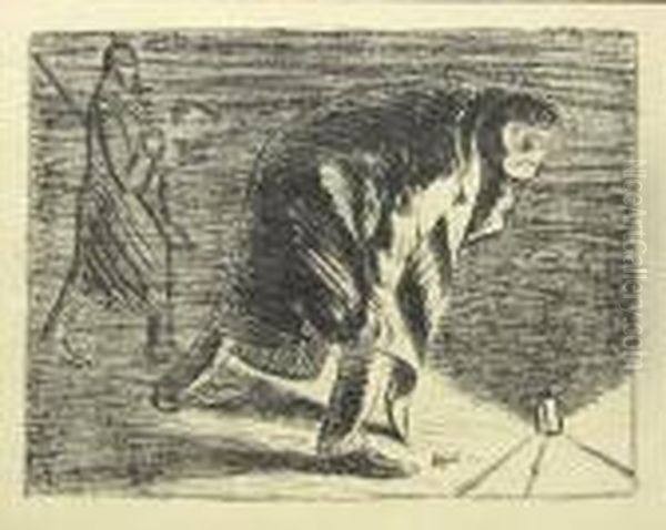 Verlorenes Licht Ii Oil Painting by Ernst Barlach