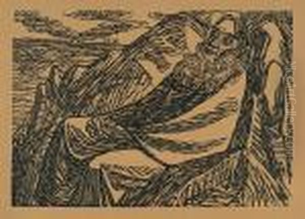 Die Wandlungen Gottes Oil Painting by Ernst Barlach