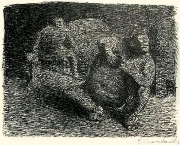 Der Tote Tag Oil Painting by Ernst Barlach