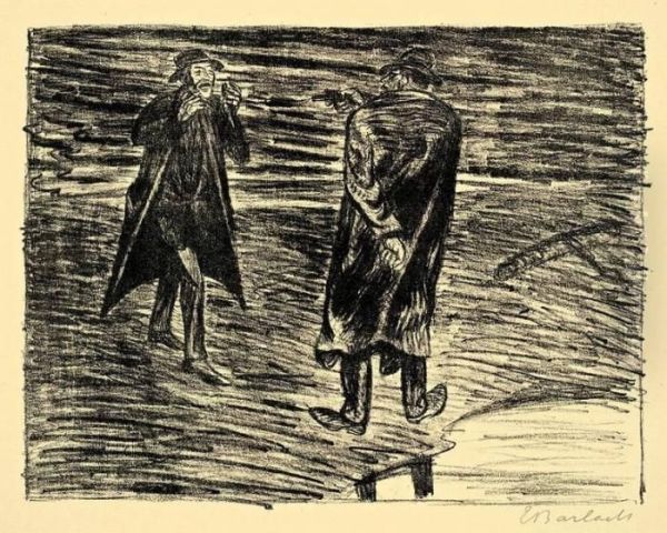 Der Arme Vetter Oil Painting by Ernst Barlach