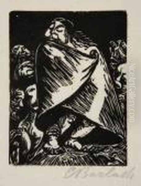 Die Schneckenhexe Oil Painting by Ernst Barlach