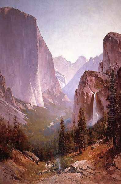 Yosemite Oil Painting by Thomas Hill