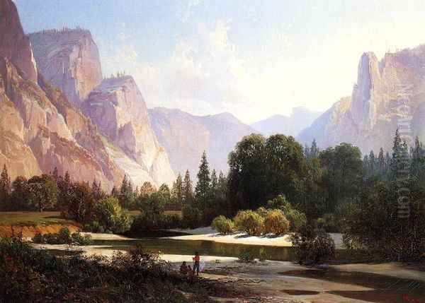 Yosemite Valley III Oil Painting by Thomas Hill