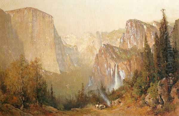 Yosemite Valley II Oil Painting by Thomas Hill