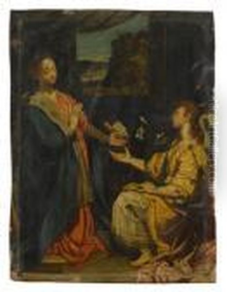 The Annunciation Oil Painting by Federico Fiori Barocci