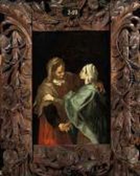 The Visitation Oil Painting by Federico Fiori Barocci