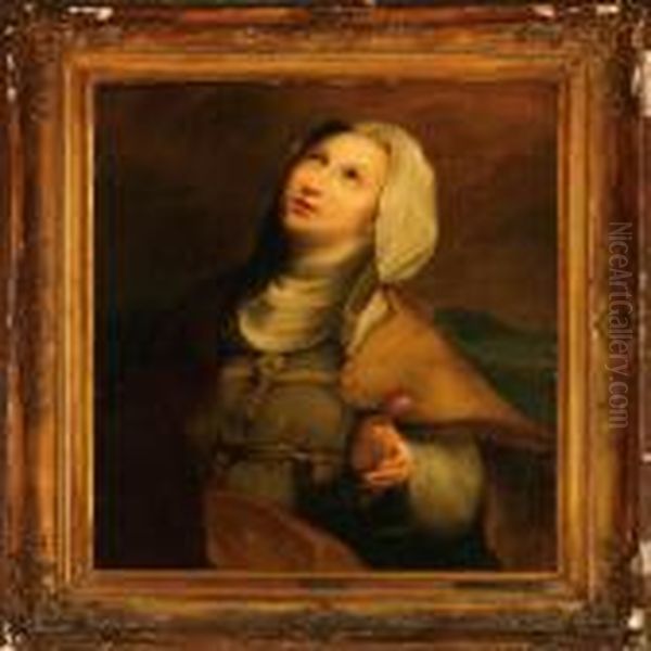 Beata Michelina Oil Painting by Federico Fiori Barocci