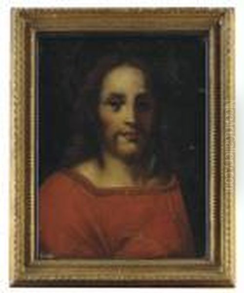 Head Of Christ Oil Painting by Federico Fiori Barocci