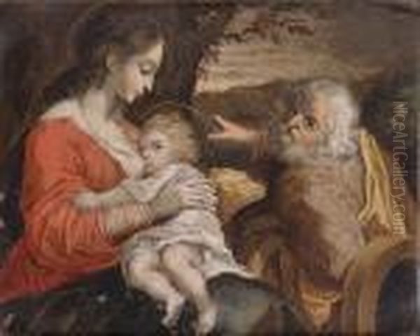 The Rest On The Flight Into Egypt Oil Painting by Federico Fiori Barocci