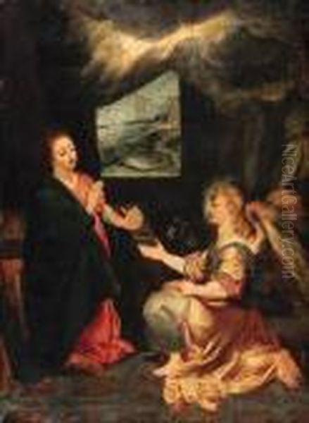 The Annunciation Oil Painting by Federico Fiori Barocci