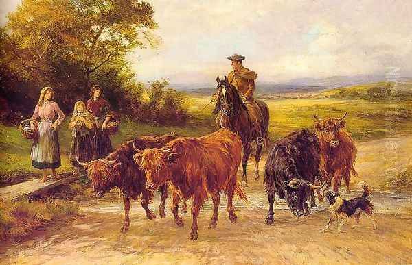 The Handsome Drover 1904 Oil Painting by Heywood Hardy