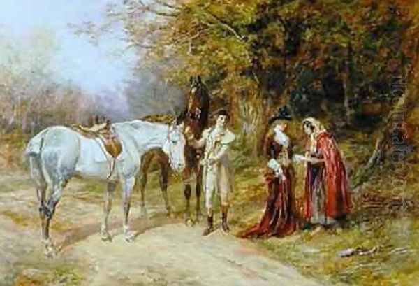 The Fortune Teller Oil Painting by Heywood Hardy