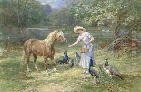 The favourite Oil Painting by Heywood Hardy