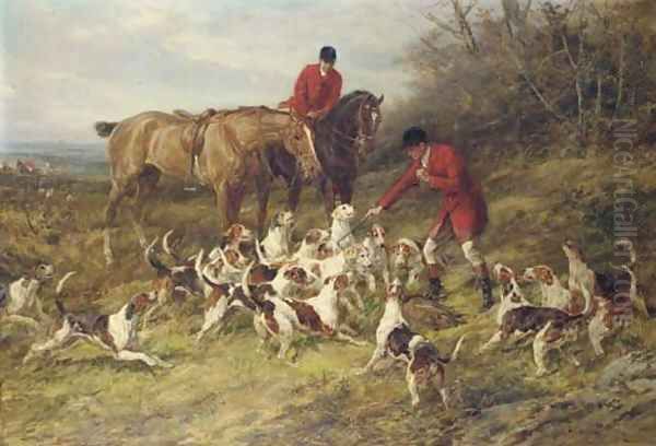 The Kill Oil Painting by Heywood Hardy