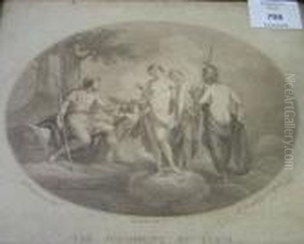 The Judgment Of Paris Oil Painting by Francesco Bartolozzi