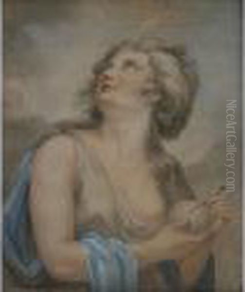 Urania, The Muse Of Astronomy Oil Painting by Francesco Bartolozzi