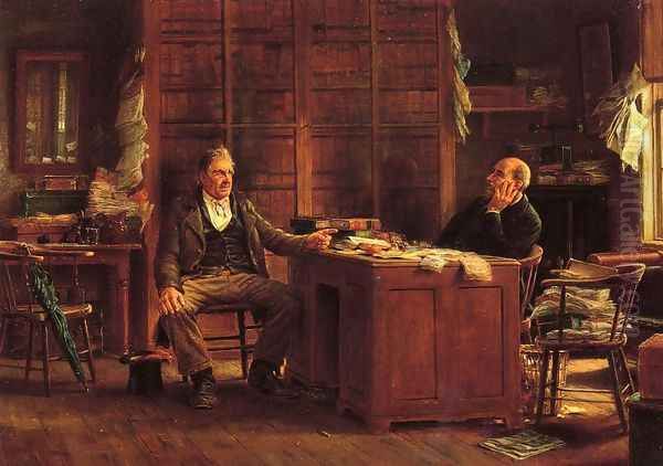 A Country Lawyer Oil Painting by Edward Lamson Henry