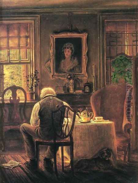 The Widower Oil Painting by Edward Lamson Henry