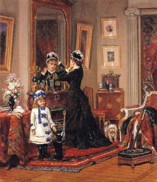 Can They Go Too Oil Painting by Edward Lamson Henry