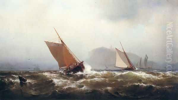 Stormy Breezes Oil Painting by Mauritz F. H. de Haas