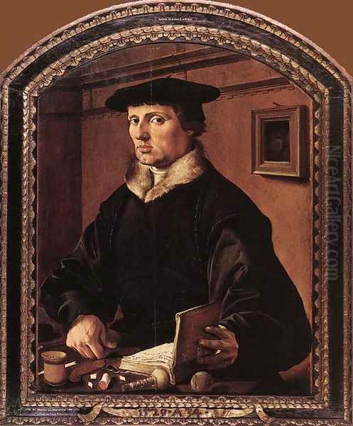 Portrait of Pieter Bicker Gerritsz. 1520 Oil Painting by Maerten van Heemskerck