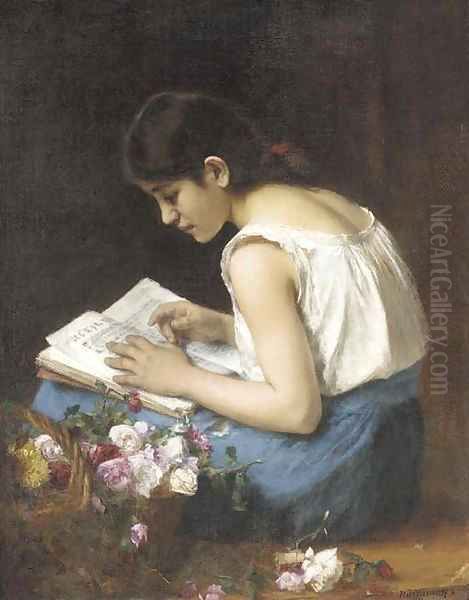 The Flower Girl 2 by Alexei Alexeivich Harlamoff