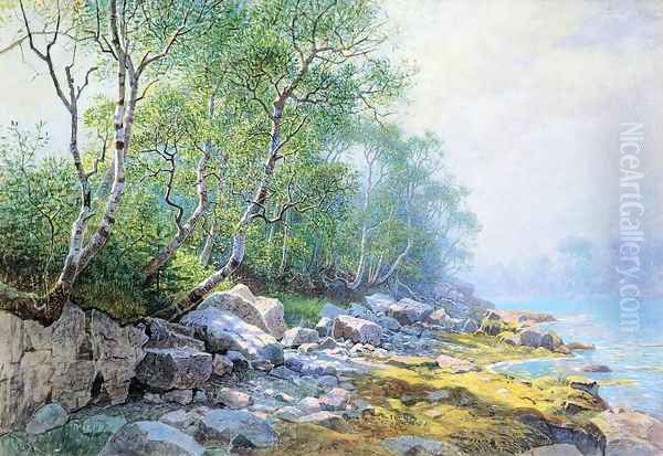 Seal Harbor, Mount Desert, Maine Oil Painting by William Stanley Haseltine