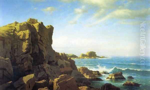 Nahant Rocks Oil Painting by William Stanley Haseltine