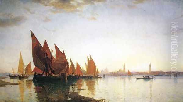 Venice Oil Painting by William Stanley Haseltine