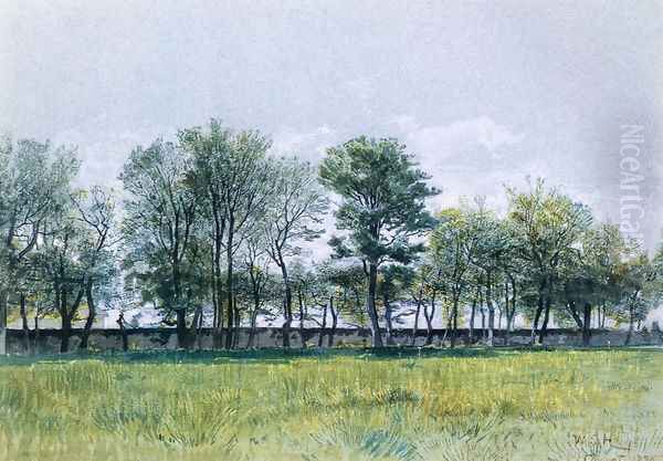 Coppet, Lake Geneva I Oil Painting by William Stanley Haseltine