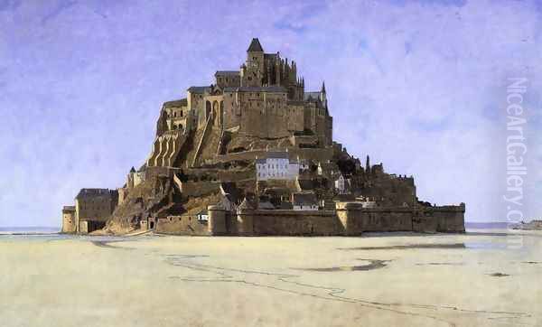 Mont Saint Michel Oil Painting by William Stanley Haseltine